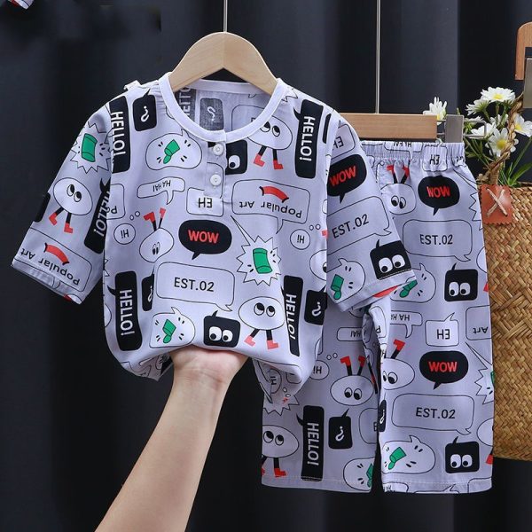 Summer Clothes Cotton Silk Air-conditioning Clothes Baby Clothes - Image 10