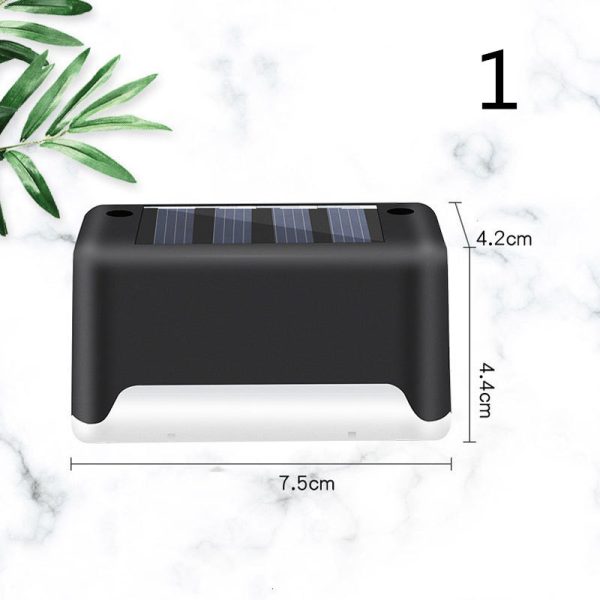 New Upgrade Waterproof LED Solar Fence Lamp Solar Deck Lights Solar Step Light Outdoor For Patio Stairs Garden Pathway Step Yard - Image 10