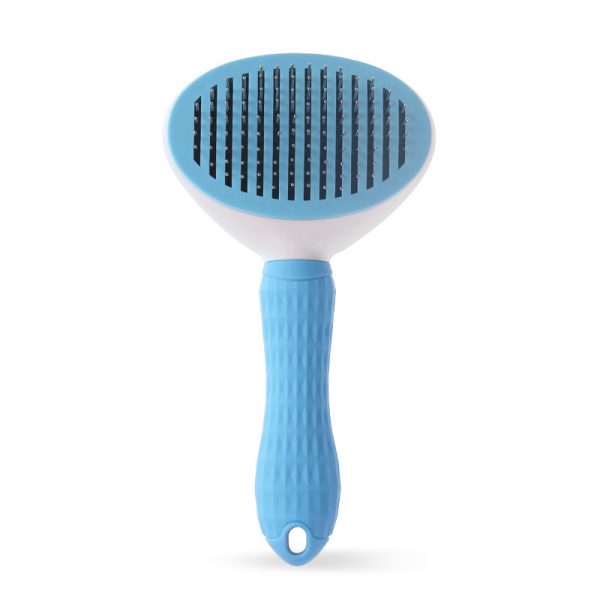 Cat Self-Cleaning Comb Stainless Steel Dog Comb Hair Brush One Key To Remove Floating Artifact - Image 8