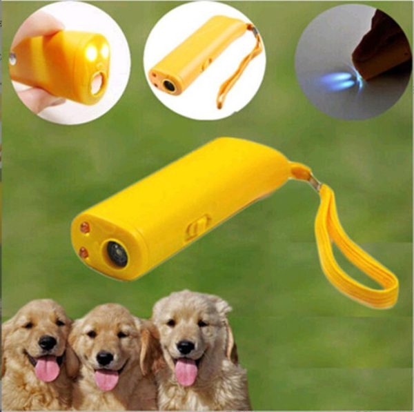 Boxed Battery-free Ultrasonic Dog Dispeller Dog Trainer Barking Dog Flashlight - Image 7