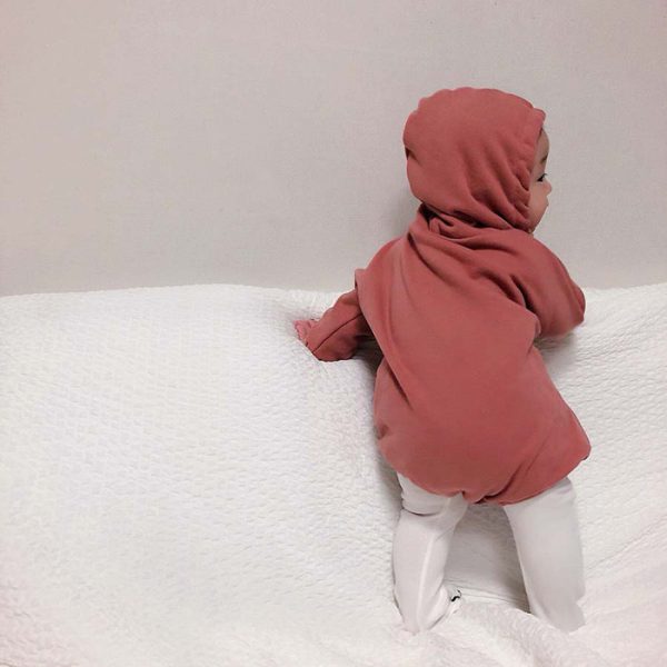 Plus Velvet Men's And Women's Baby Hooded Sweater - Image 2