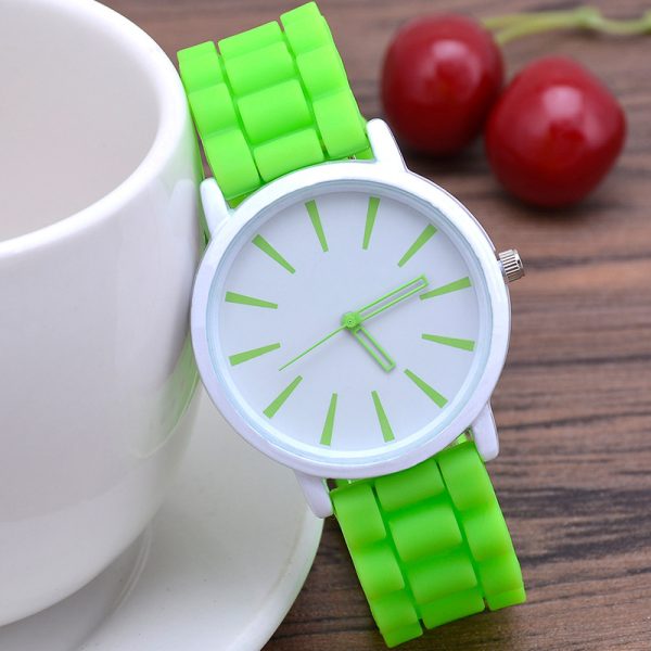 Classic Ultra-thin Silicone Watch Female Student - Image 5