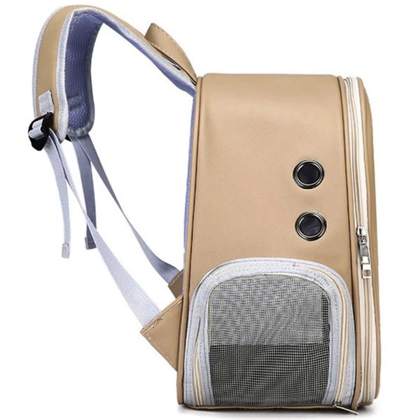 Cat Carrier Bag Pet Backpack Portable Outdoor Cat Travel Shoulder Bag Cat Carrying Bag Large Capacity Breathable Dog Carrier Bag - Image 5