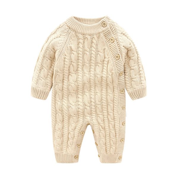 Fashion Newborn Baby Fleece-lined Jumpsuit - Image 6