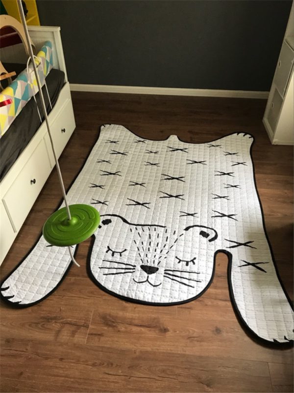 Toys Baby Play Mat Kids Carpet White Tiger Plush Rugs For Liveing Room Decoration Floor Mats Developing Mat For Children - Image 2