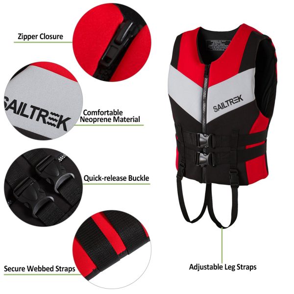 Professional life jacket thickened buoyancy - Image 4