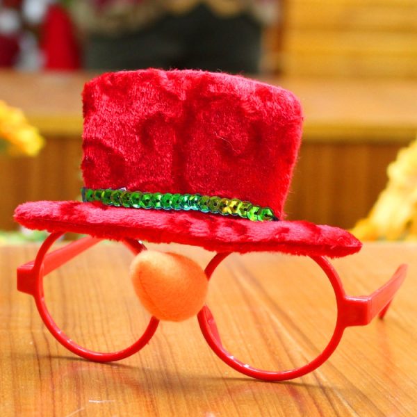Christmas glasses frame Christmas party supplies Christmas gifts Christmas decorations glasses Santa glasses - Image 4