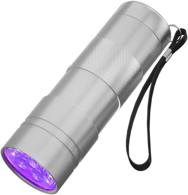 UV Flashlight LED Handheld Blacklight Flashlight Mini Light Torch Detector For Dog Pet Urine Stains Bed Bugs And Scorpions Batteries Not Included - Image 3