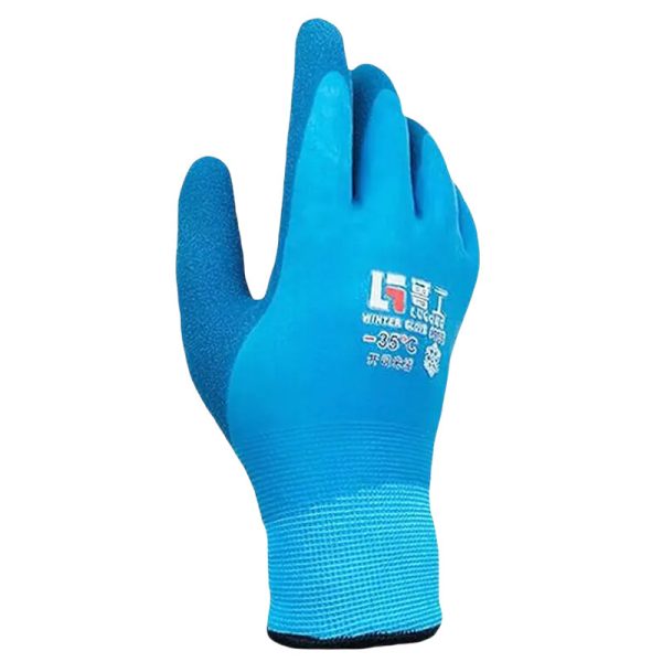 Fishing Waterproof Cold-proof Wear-resistant Winter Labor Gloves - Image 3