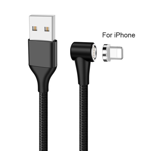 Braided magnetic data cable three-in-one fast charging cable - Image 3