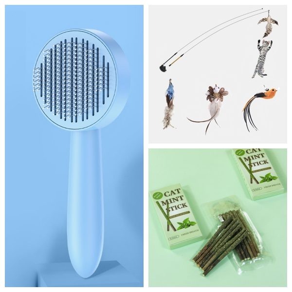 Cat And Pet Cleaning Brush For Long Hair