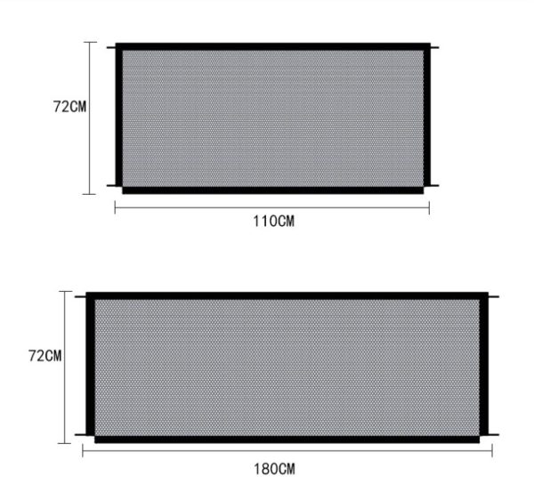 Pet Protection Fence Nylon Foldable Dog Isolation - Image 4