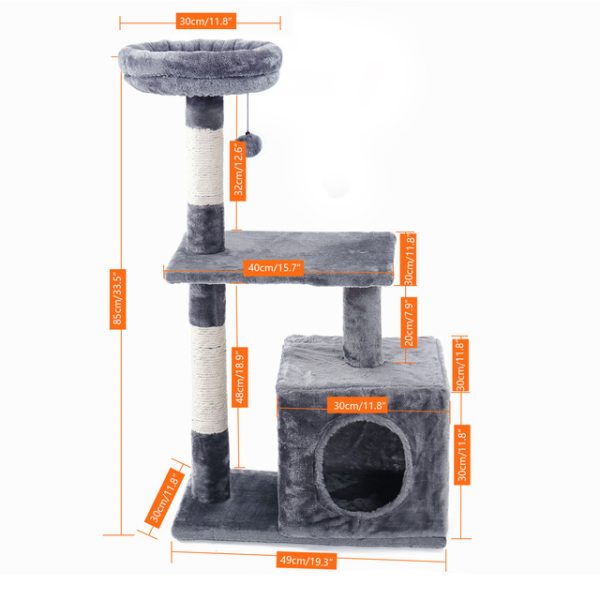 Pet Cat Toy Condo Cat Climbing Tower Multi-layer - Image 5