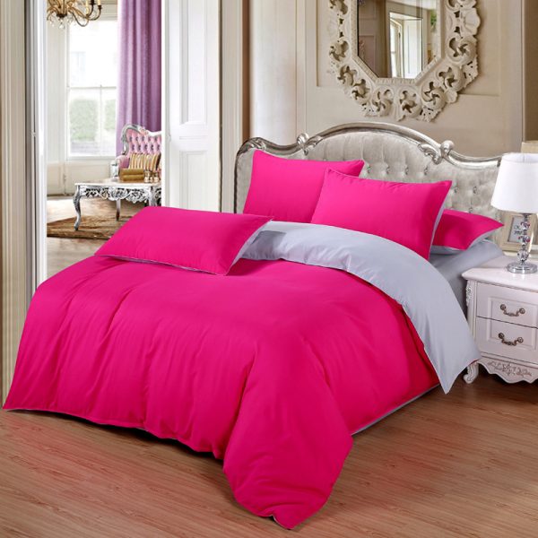 Bed sheets set quilt duvet cover bedding 4 sets - Image 5