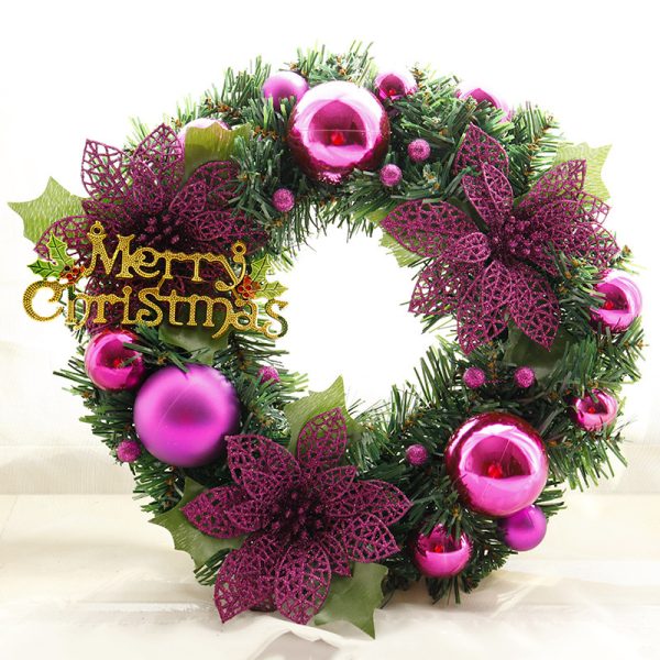 Christmas Decorations Christmas Wreath Home Decor For Home Garden Decorations Mall Door Decoration - Image 8