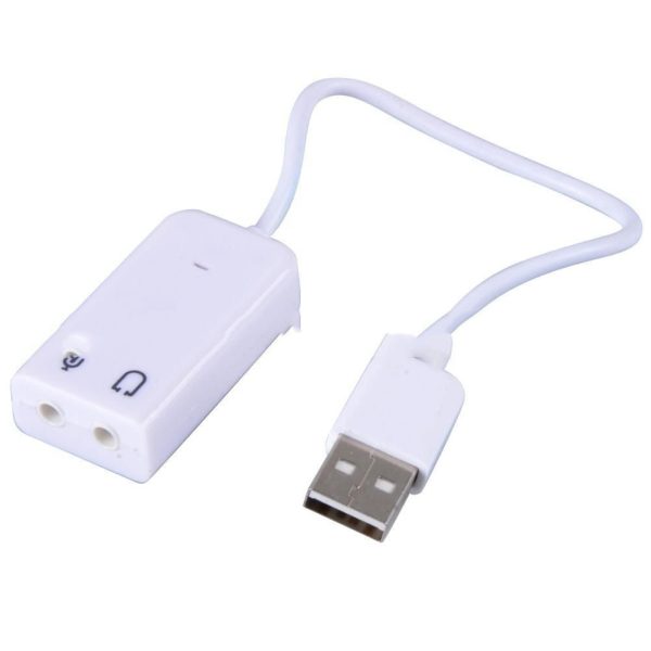 Usb Plastic Sound Card With Cable - Image 2