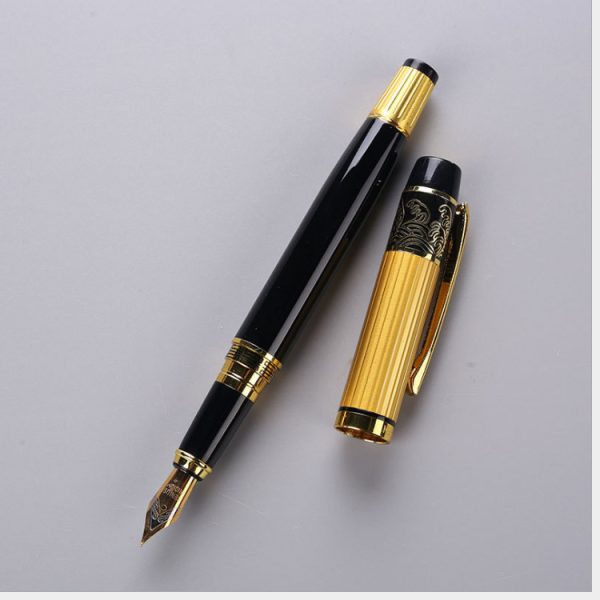 Patterned Orb Pen Metal Fountain Pen - Image 4