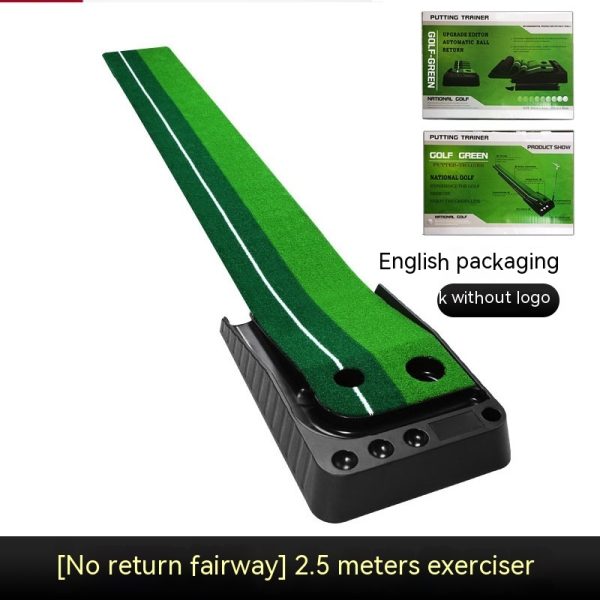 2.5M3M Golf Putting Mat Golf Putter Trainer Green Putter Carpet Practice Set - Image 7