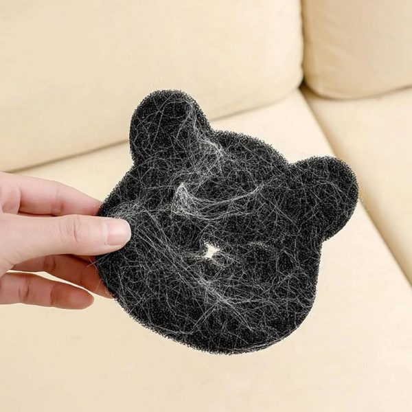 Bear Shape Sponge Cleaning Ball Washing Machine Laundry Ball Pet Hair Remover Reusable Clothes Sofa Cat Dog Hair Cleaning Sponge 2pcs - Image 4