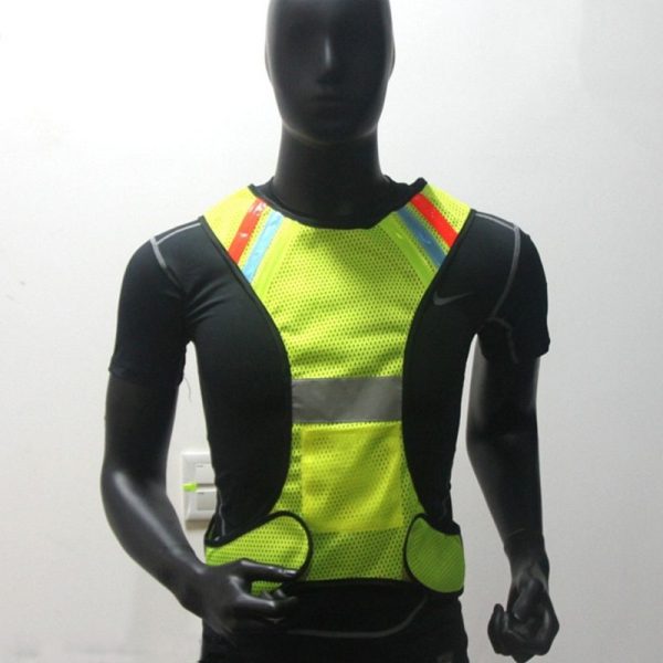 Fluorescent vest LED light reflective vest - Image 4