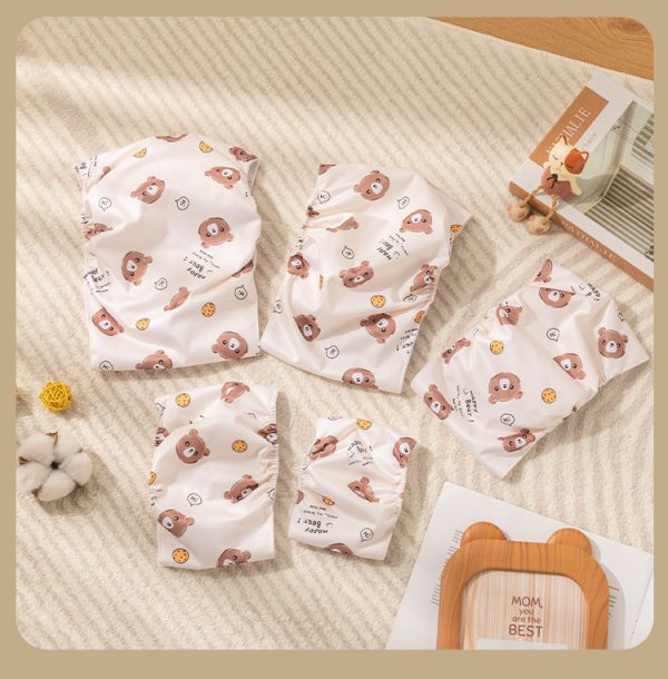Cute Cartoon Bone Paw Print Pet Male Dog Diaper Reusable Nappy Belly Band Wrap For Puppy Leak Proof Sanitary Panties - Image 3
