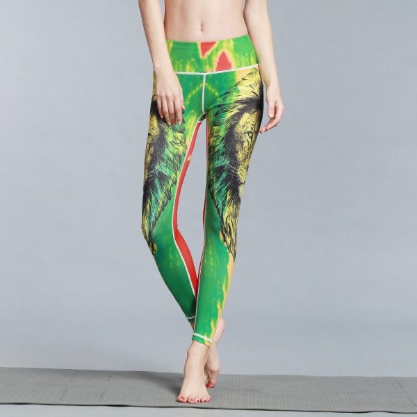 Women's Outdoor Sport Yoga Printed Leggings - Image 4