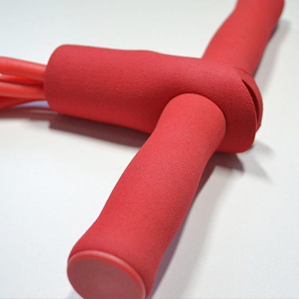Natural Latex Foot Pedal Elastic Pull Rope with Handle Fitness Equipment Bodybuilding Expander - Image 4