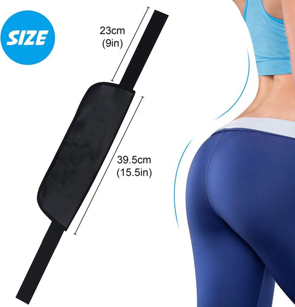 Hip Thrust Belt Glute Bridge Pad Butt Workout With Dumbbells Kettlebells For Lunges Reverse Squat - Image 6