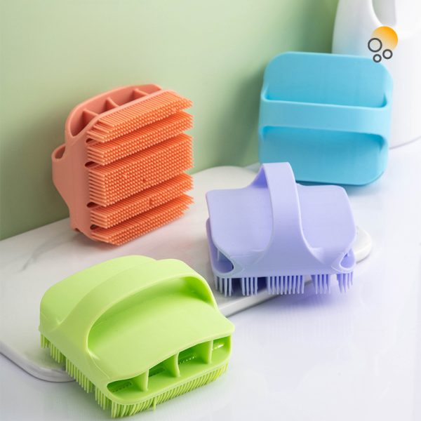 Head Massage Comb Shampoo Scrubber Washing Magic Demelant Brush Bristles Clean Hairbrush Scalp Massager Barber Hair Accessories