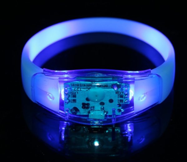 LED Voice-Controlled Light-Emitting Hand Ring  Vibration Light-Emitting Hand Ring Night Help Projects Factory Direct Selling - Image 2