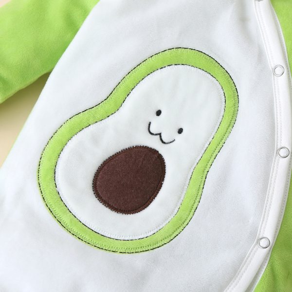 Children's Khayi Fruit Avocado Long Sleeve Pants Climbing Suit - Image 3