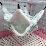 Warm Double Mezzanine Hammock Small Pet Hammock Hanging Squirrel Sleeping Bag - Image 3