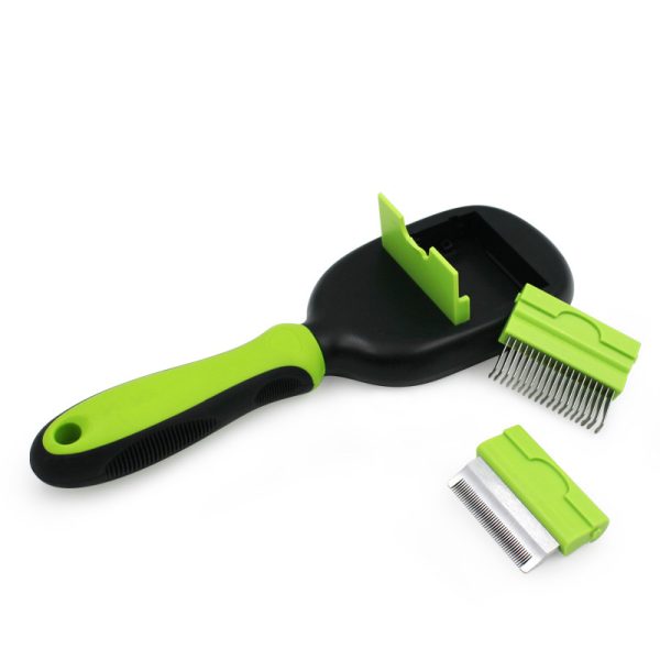 Five In One Pet Grooming Massage Knot Opening Comb - Image 2