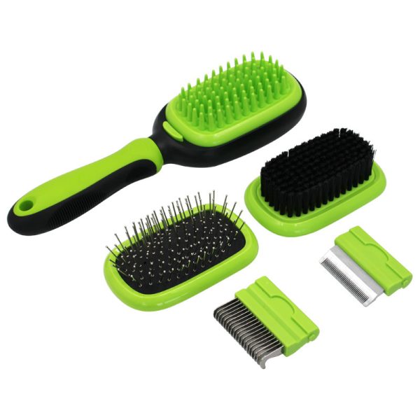 Five In One Pet Grooming Massage Knot Opening Comb - Image 4