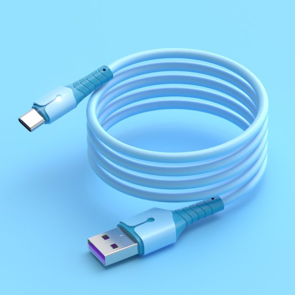 Compatible with Apple , Liquid Silicone With Light Data Cable Is Suitable For Android And Apple - Image 3