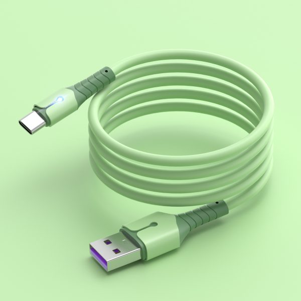 Compatible with Apple , Liquid Silicone With Light Data Cable Is Suitable For Android And Apple - Image 4