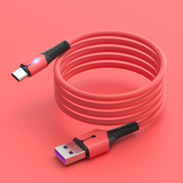 Compatible with Apple , Liquid Silicone With Light Data Cable Is Suitable For Android And Apple - Image 5