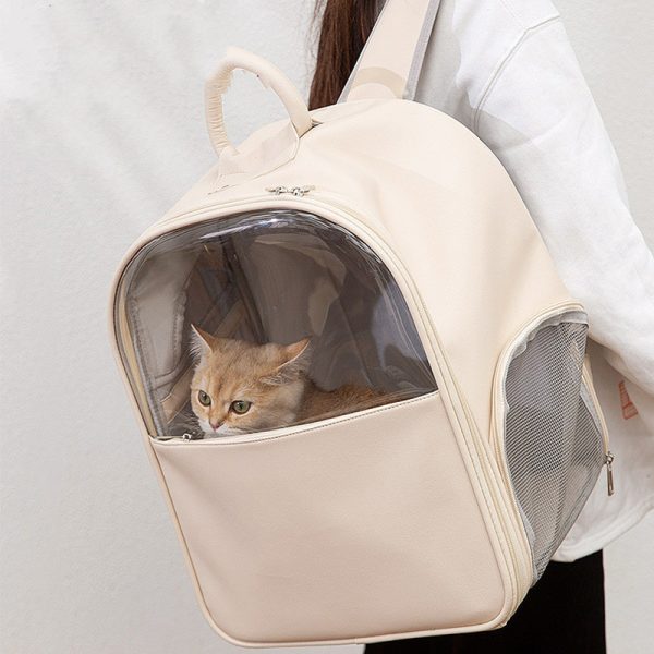 Large Space Visible Transparent Cat Bag Outing Backpack - Image 3