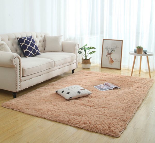 Silky Fluffy Carpet Modern Home Decor Long Plush Shaggy Rug - Image 4