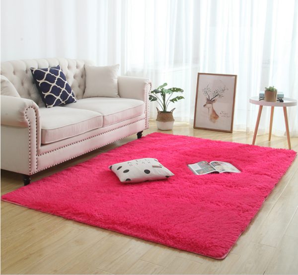 Silky Fluffy Carpet Modern Home Decor Long Plush Shaggy Rug - Image 5