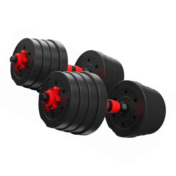 Home Training Arm Muscle Rubber Coating Dumbbell Barbell Fitness Equipment - Image 2