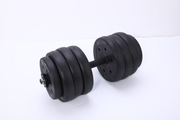 Round Head Dumbbell Multi-Specification Safety Men's Barbell Rubber Coated Dumbbell Indoor Fitness Equipment - Image 3