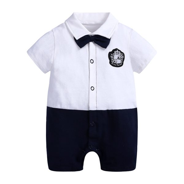 Baby Romper Gentleman Baby Jumpsuit - Image 4