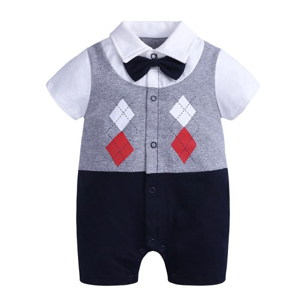 Baby Romper Gentleman Baby Jumpsuit - Image 5