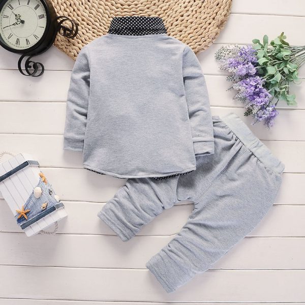 New Design Toddler Boys Casual Suit Set Boys Clothes Set Printed Suit Infant Boys Children Clothing Set - Image 4