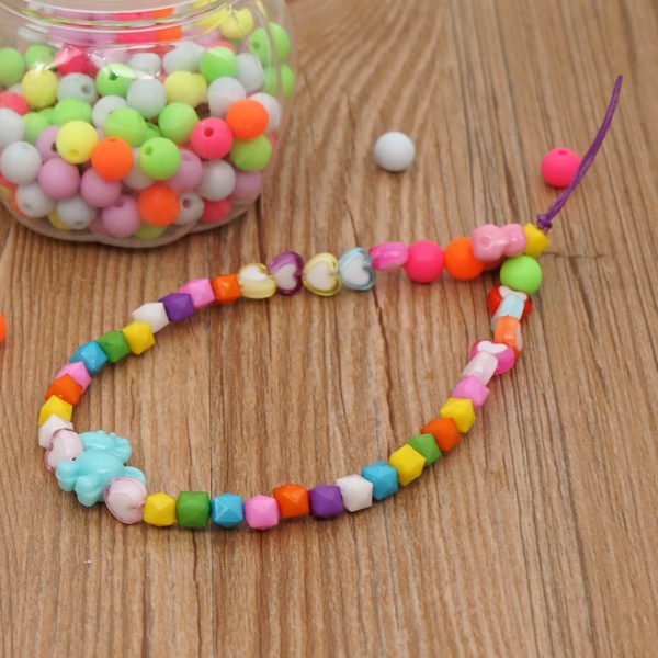 Mobile Phone Chain Candy Color Love Acrylic Beads Short Mobile Phone Lanyard Women - Image 4