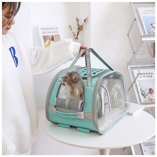 Pet Go Out Portable Space Capsule Pet Backpack Multi-Purpose Shoulder Transparent Portable - Image 6