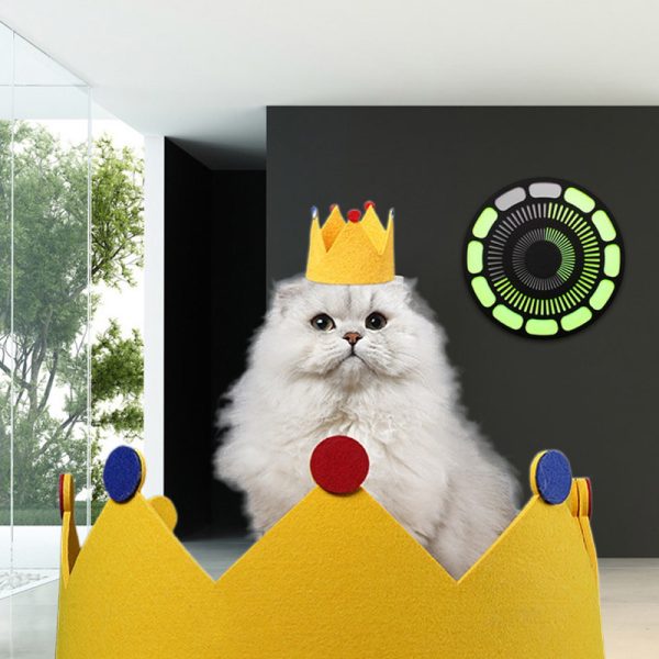 New Felt Corrugated Paper Crown Round Cat Litter - Image 4