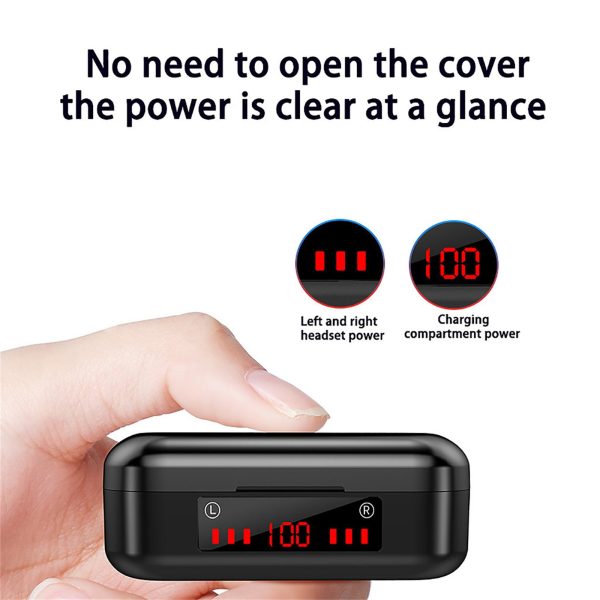 Wireless Bluetooth Touch Headset Mini Binaural Cross Border Tws Battery Display 5.0 - Image 3