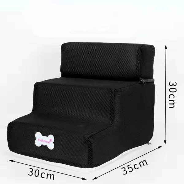 Factory Direct Sale Dog Stairs Pet Climbing Ladder Sponge Steps Small Dog Teddy On The Sofa Bed Climbing Ladder Can Be Customized - Image 4